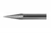 Carbide Burr SM2 <br> Cone Pointed Double Cut <br> 1/4 x 3/4 x 1/4 Shank